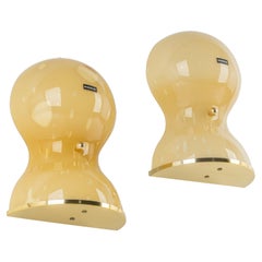 Pair of Murano Glass Wall Sconce by Doria, Germany, 1960s