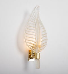 Coppia di applique in vetro di Murano di Barovier&Toso, Italia, anni '70