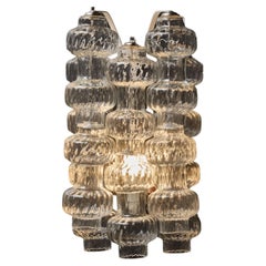 Vintage Pair of Murano Glass Wall Sconces by Carlo Scarpa