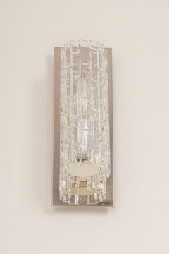 Pair of Murano Glass Wall Sconces by Doria, Germany, 1960s