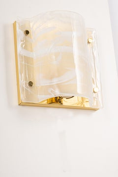 1 de 8 Appliques murales en verre de Murano par Hillebrand, Allemagne, années 1970