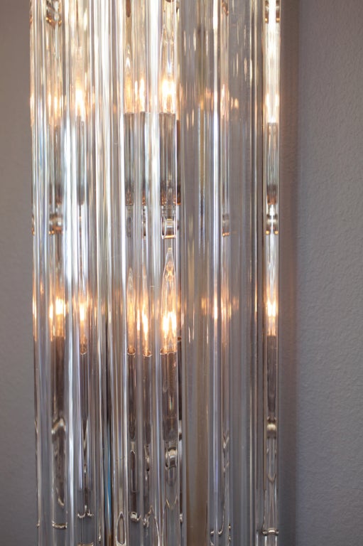 Coppia di applique in vetro di Murano di Venini in vendita 2