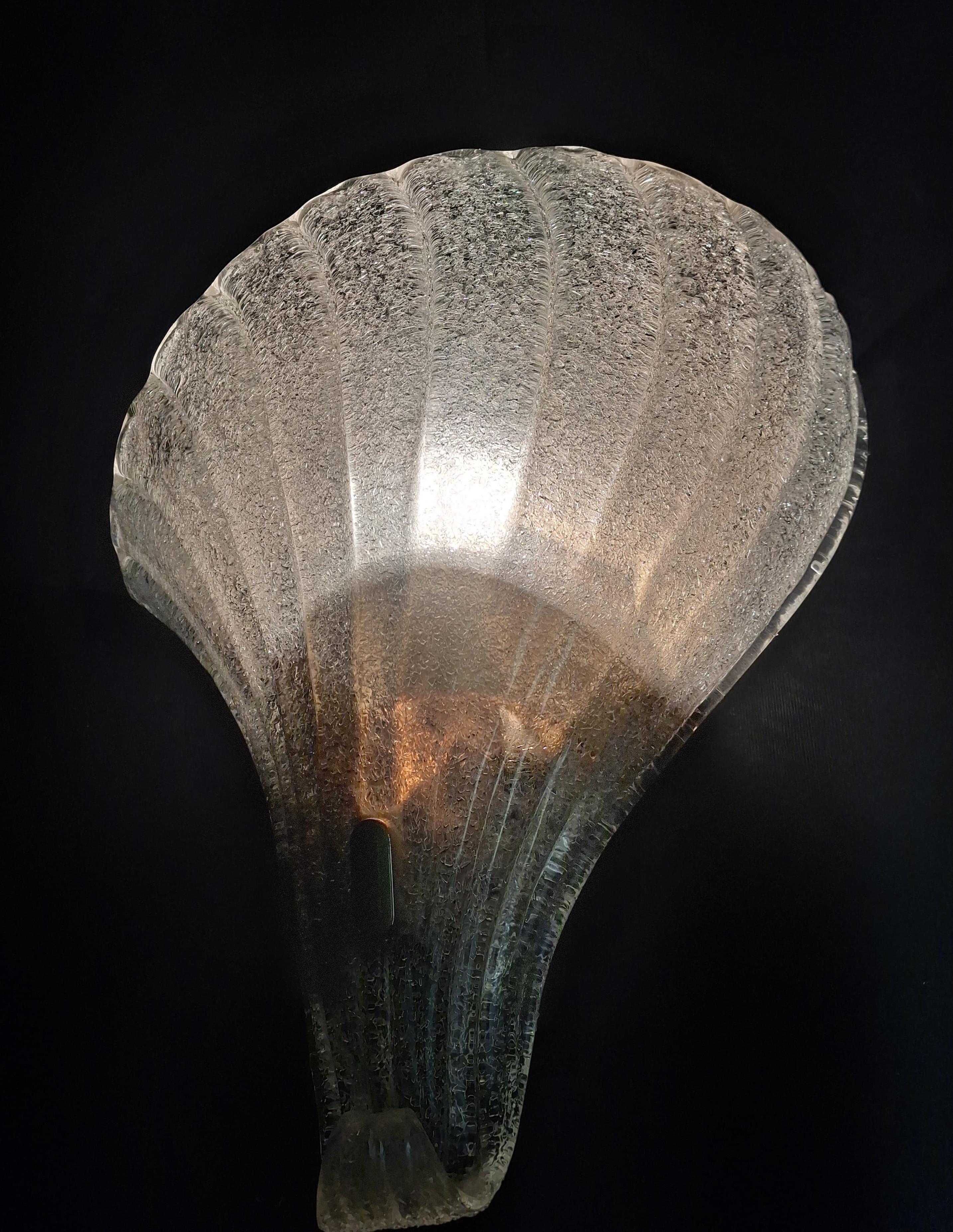 Pair of Murano Graniglia Sconces by Fabbian For Sale 3