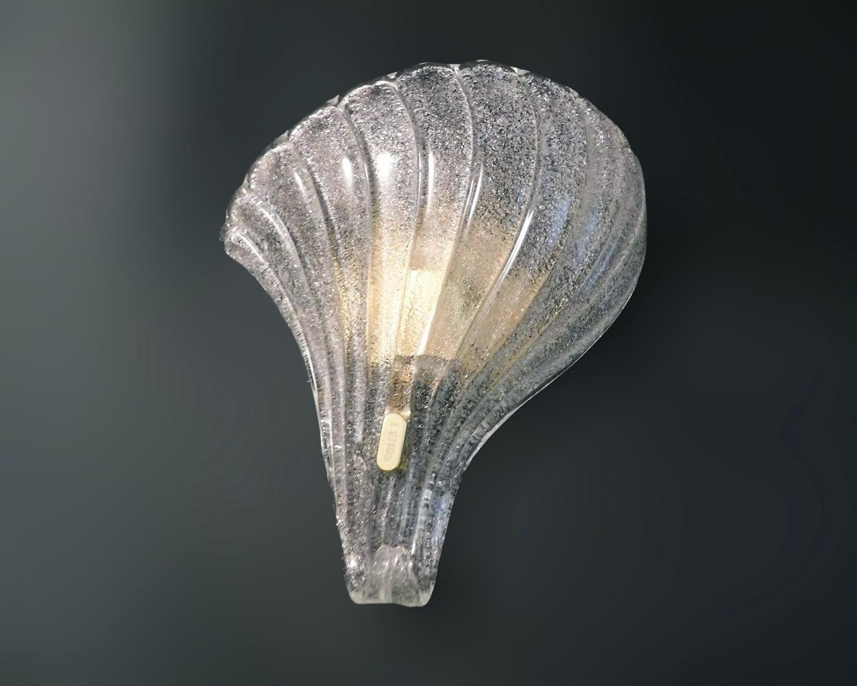 Mid-Century moderno Coppia di lampade di Murano Graniglia di Fabbian in vendita