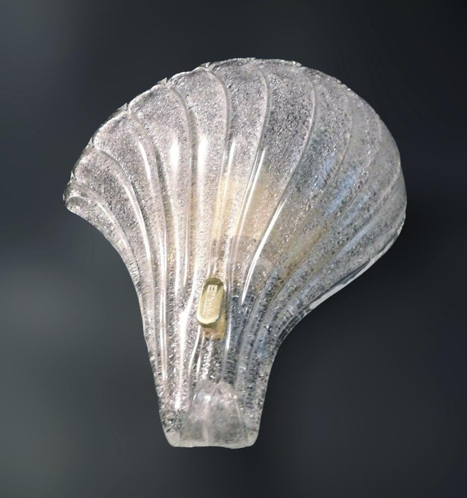 Italiano Coppia di lampade di Murano Graniglia di Fabbian in vendita