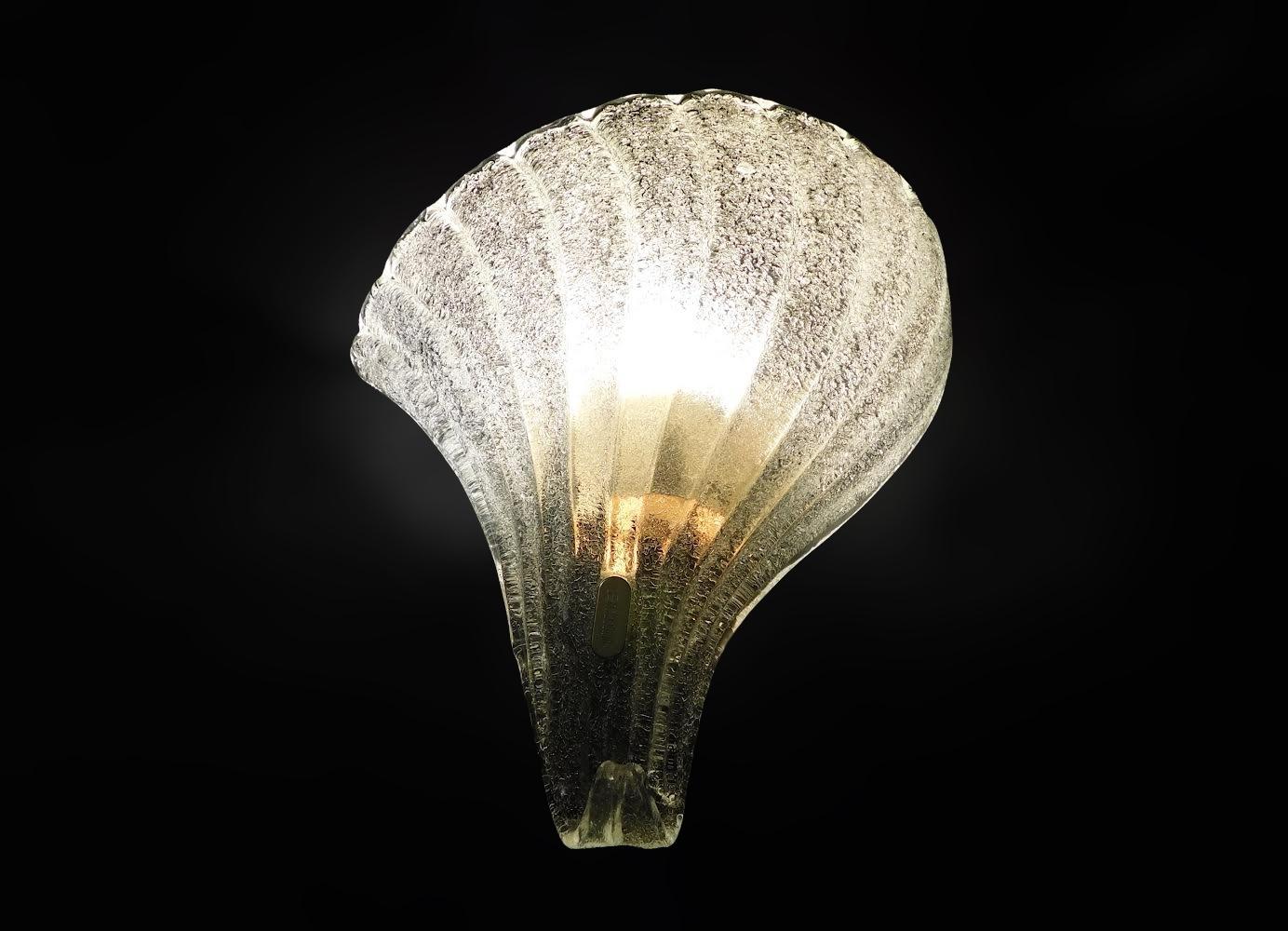 Coppia di lampade di Murano Graniglia di Fabbian In condizioni buone in vendita a Los Angeles, CA