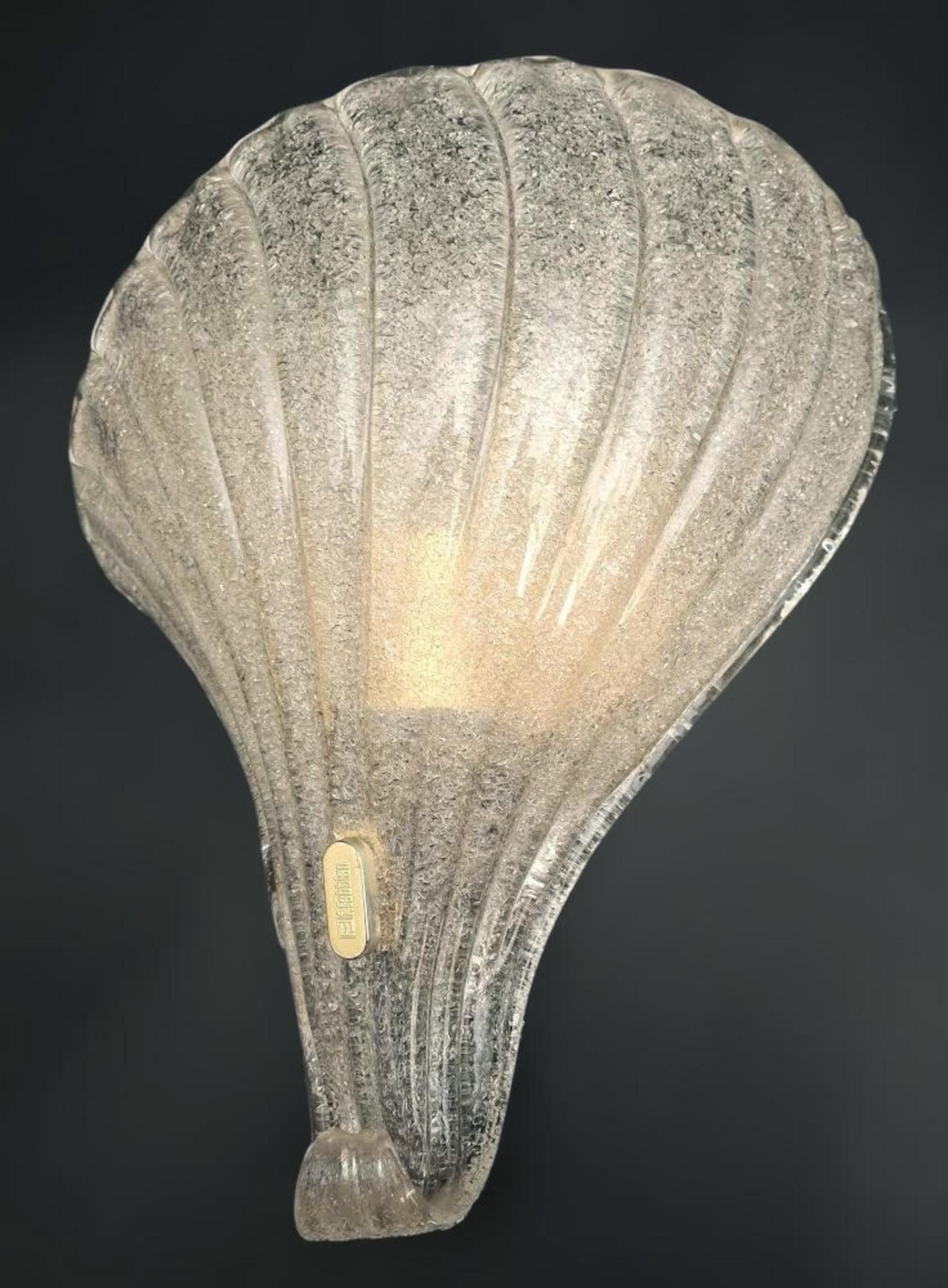 Pair of Murano Graniglia Sconces by Fabbian In Good Condition For Sale In Los Angeles, CA