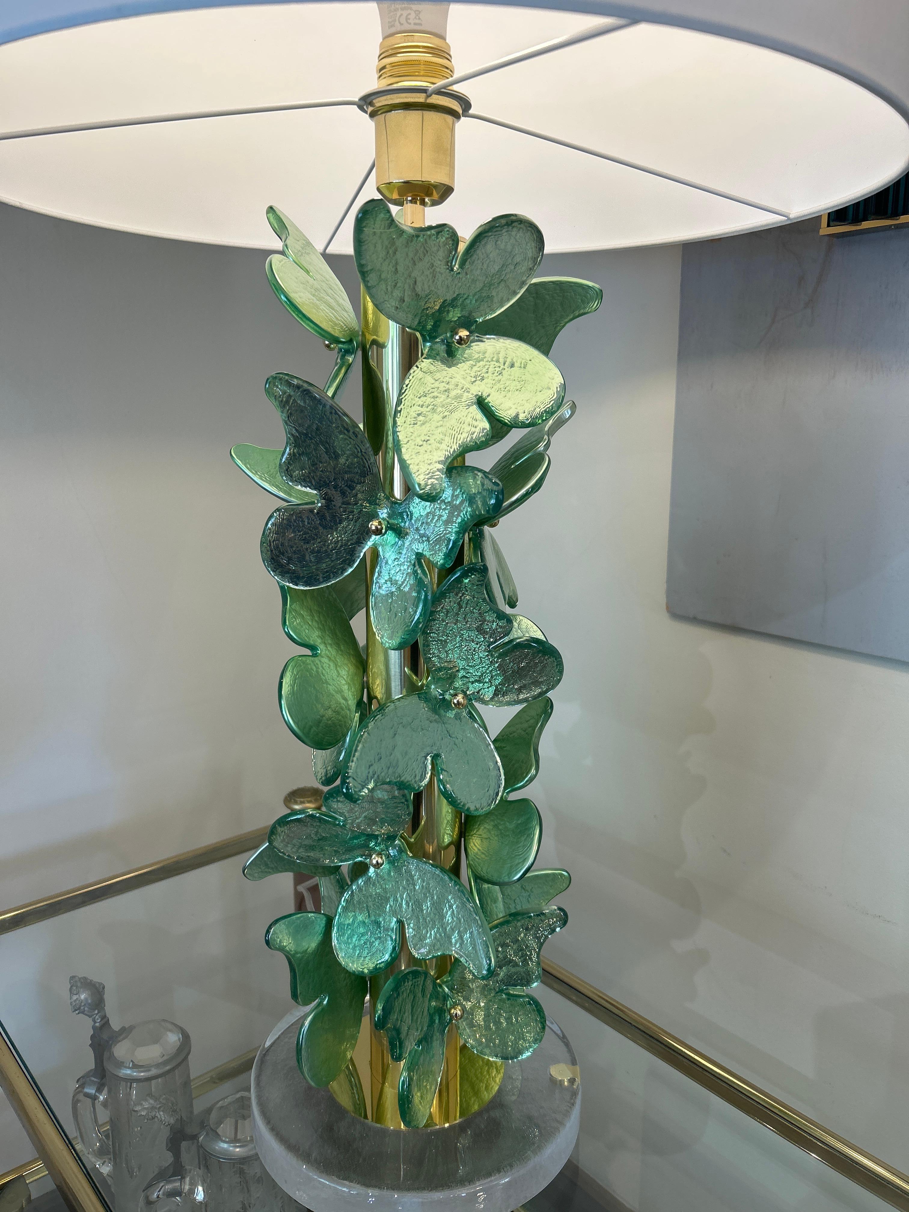 Paire de lampes de Murano en vente 3