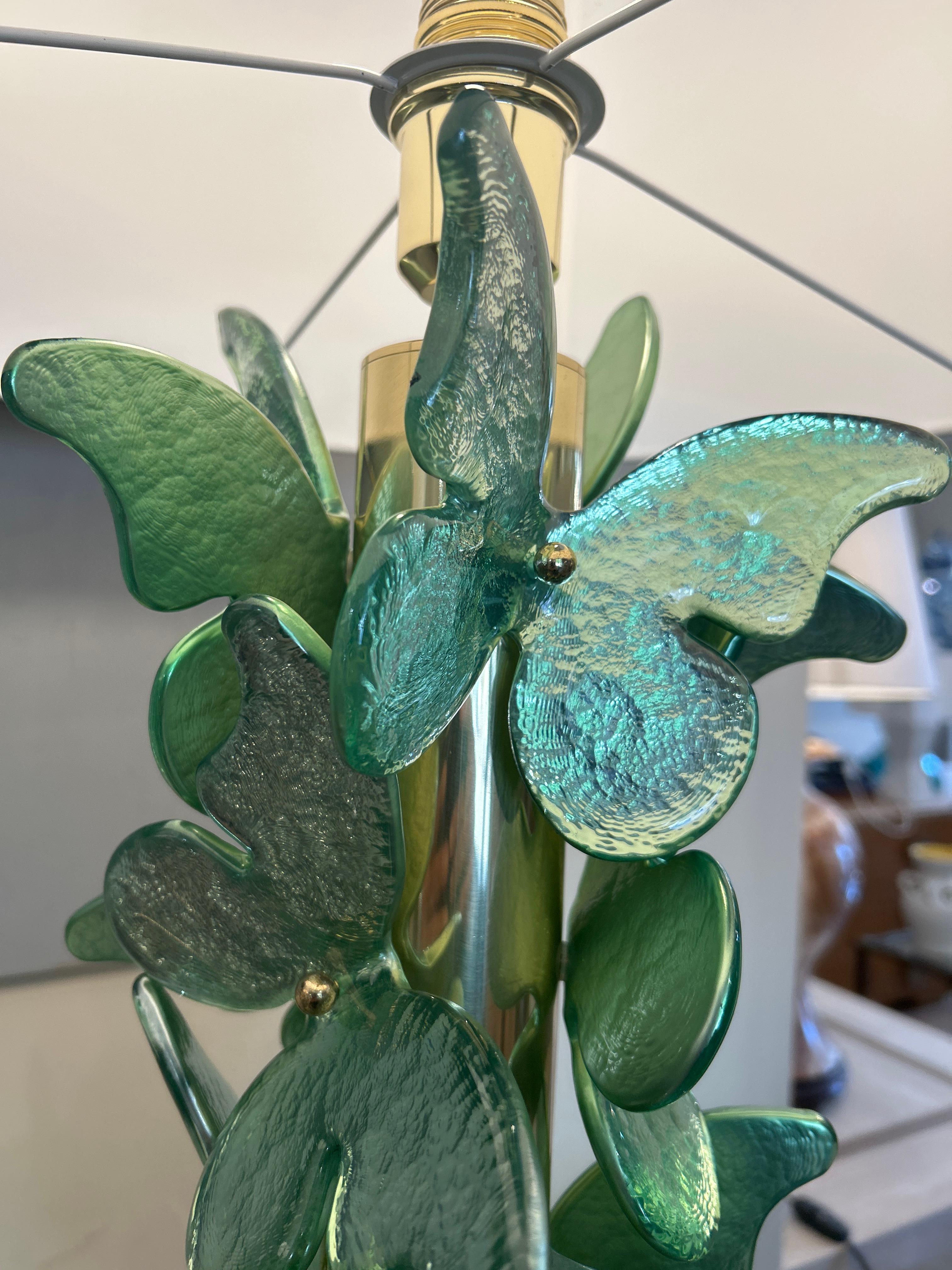 Paire de lampes de Murano en vente 5