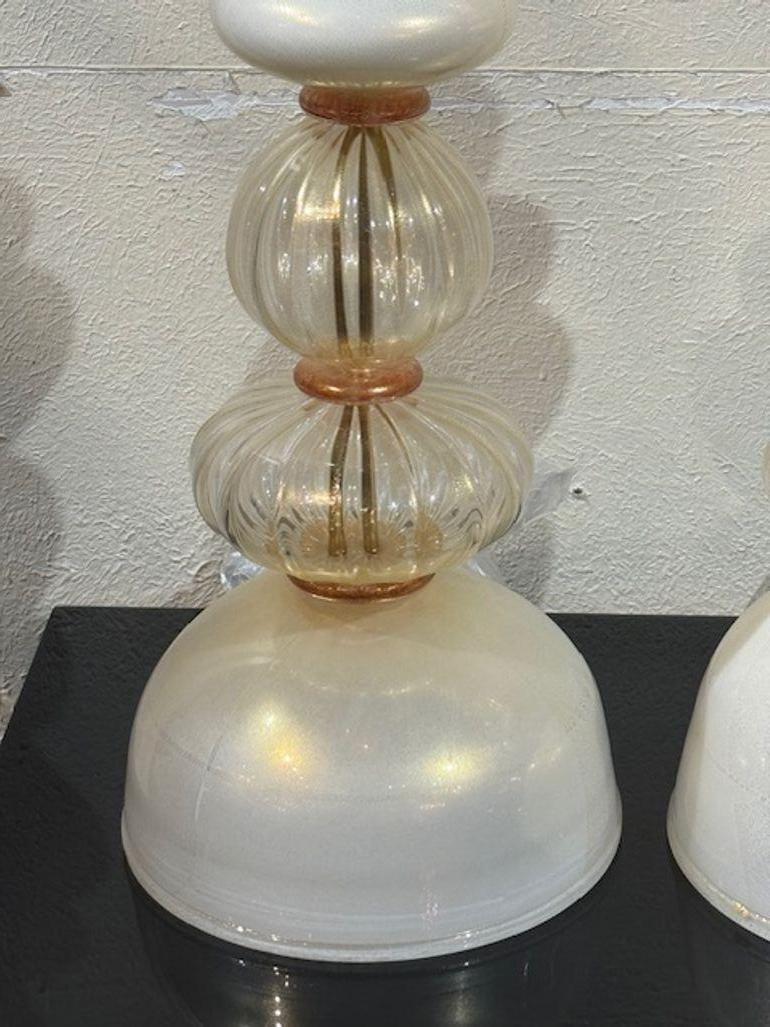 Paar Murano-Lampen im Zustand „Gut“ im Angebot in Dallas, TX