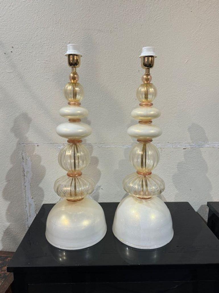Paar Murano-Lampen im Angebot 1
