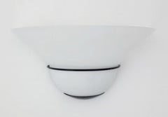 Pair of Murano Milky White Sconces