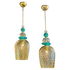 Pair of Murano Pendants
