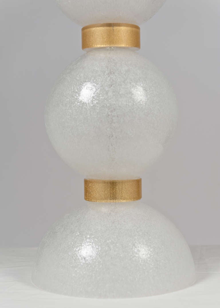 Paar Muranoglas-Lampen „Pulegoso“ von Toso im Angebot 2