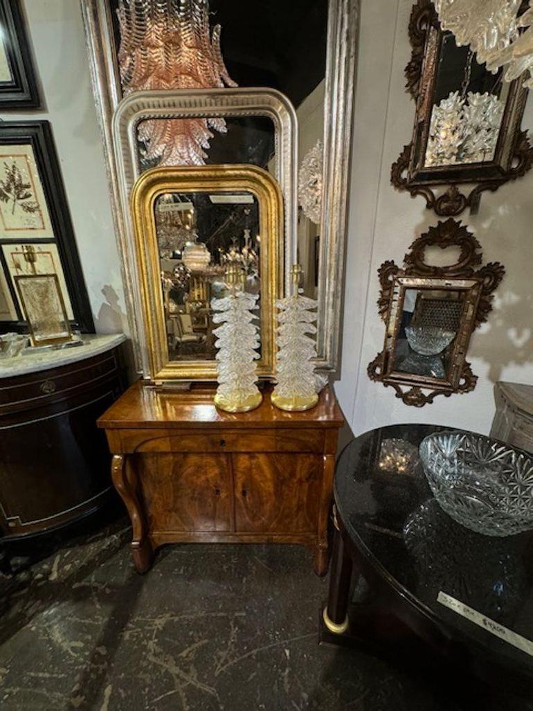 Paar Murano Ruffle Disc Lampen im Zustand „Gut“ im Angebot in Dallas, TX