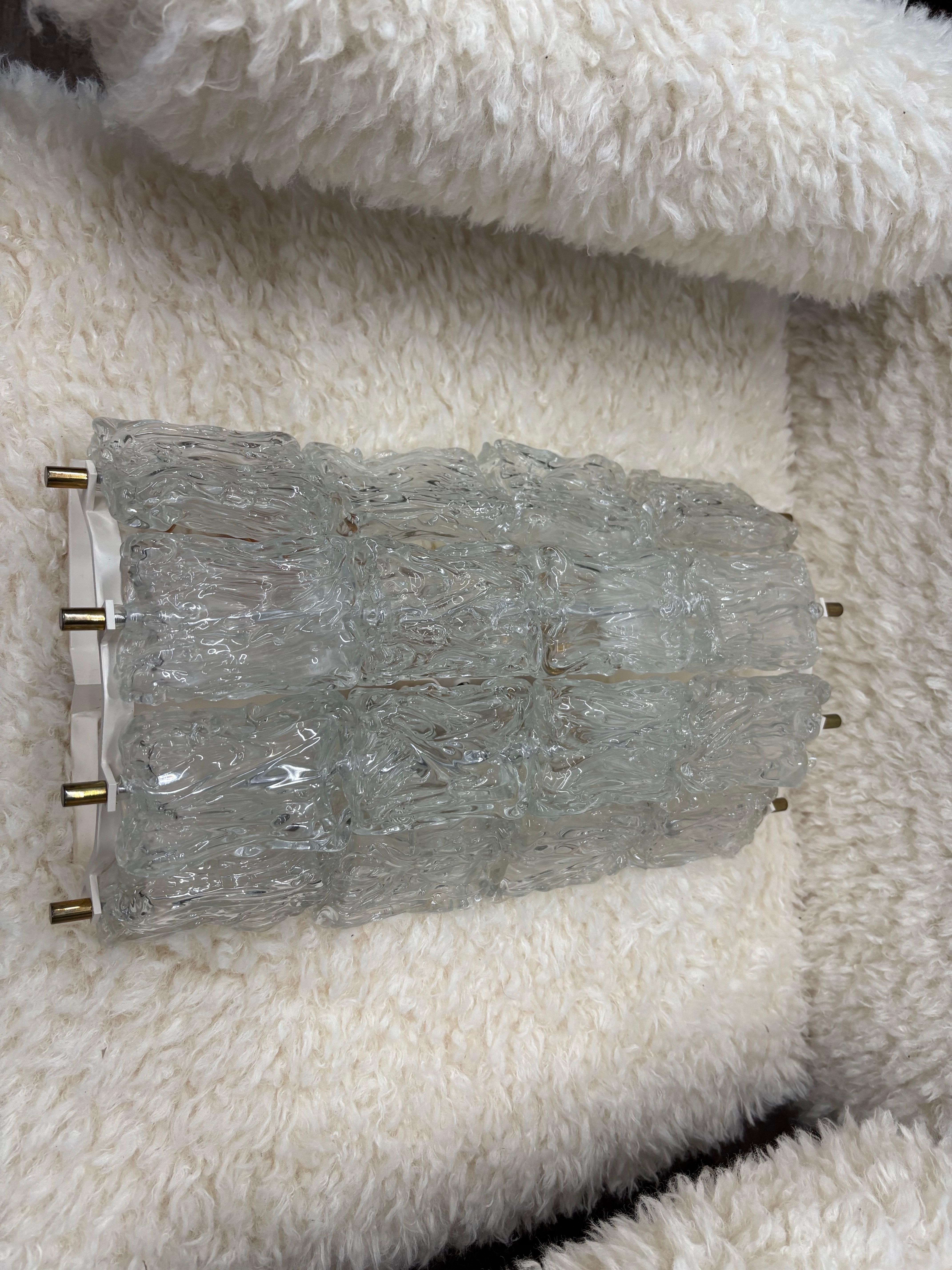 Pareja De Apliques De Murano De Toni Zuccheri Para Venini en Bueno estado para la venta en Houston, TX