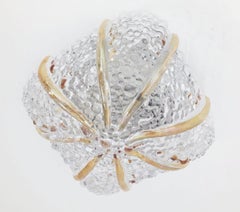 Pair of Murano Sconces / Flush Mounts