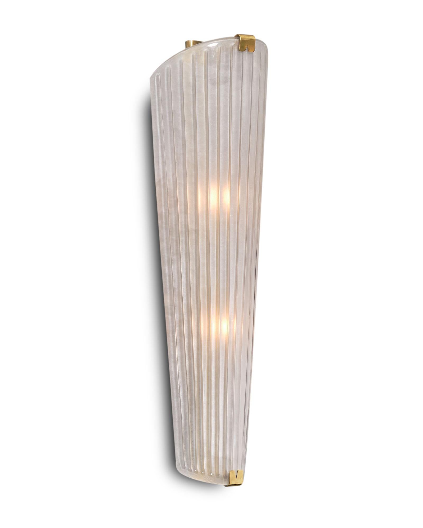 Contemporary Pair of Murano Sconces For Sale