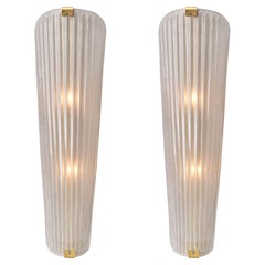 Vintage Pair of Murano Sconces