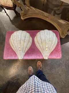 Pair of Murano Shell Form Sconces