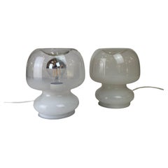 Pair of Murano Small Table Lamps, 1970s