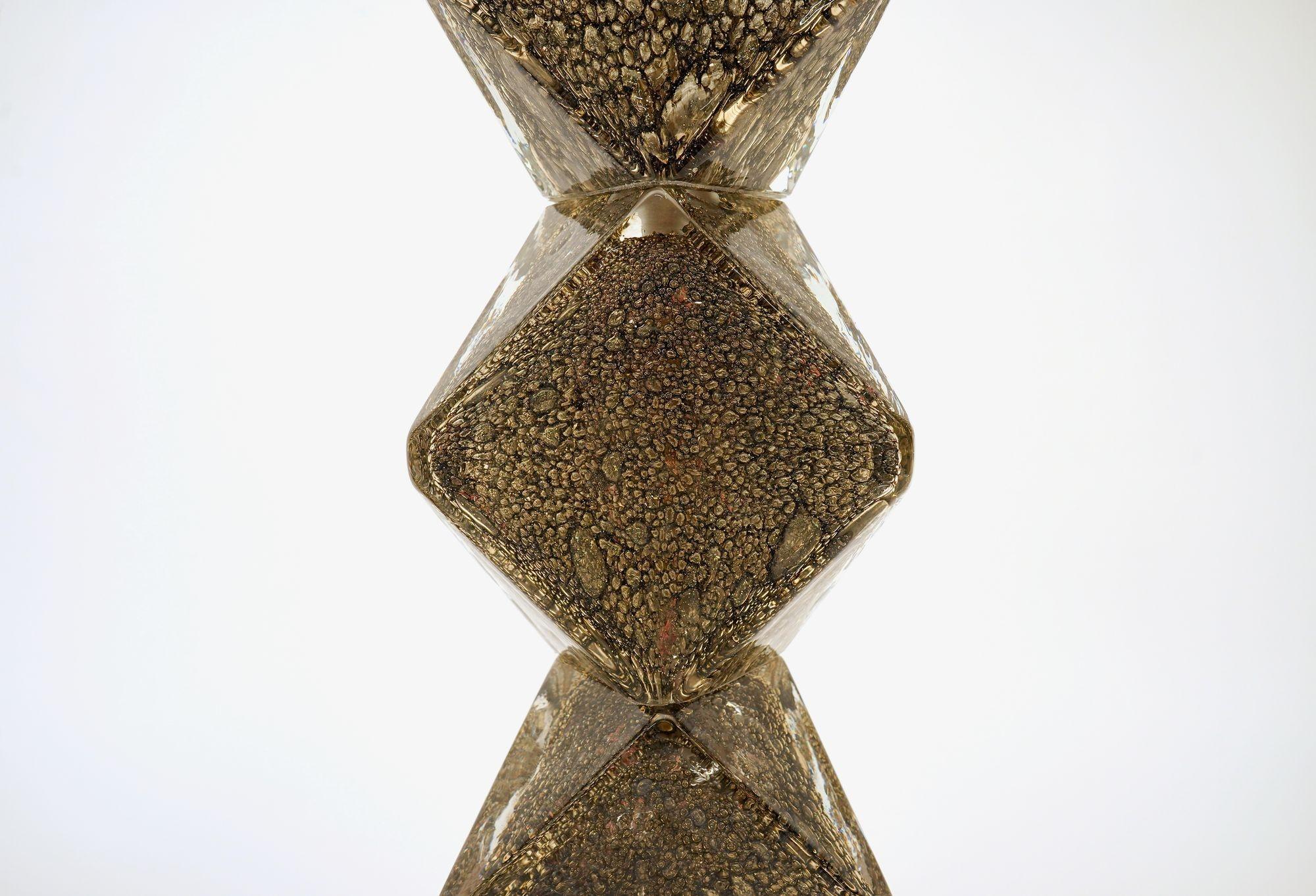 Pair of Murano Table Lamps. A. Dona signed. Piattelli curated Maestro collection in vendita 3