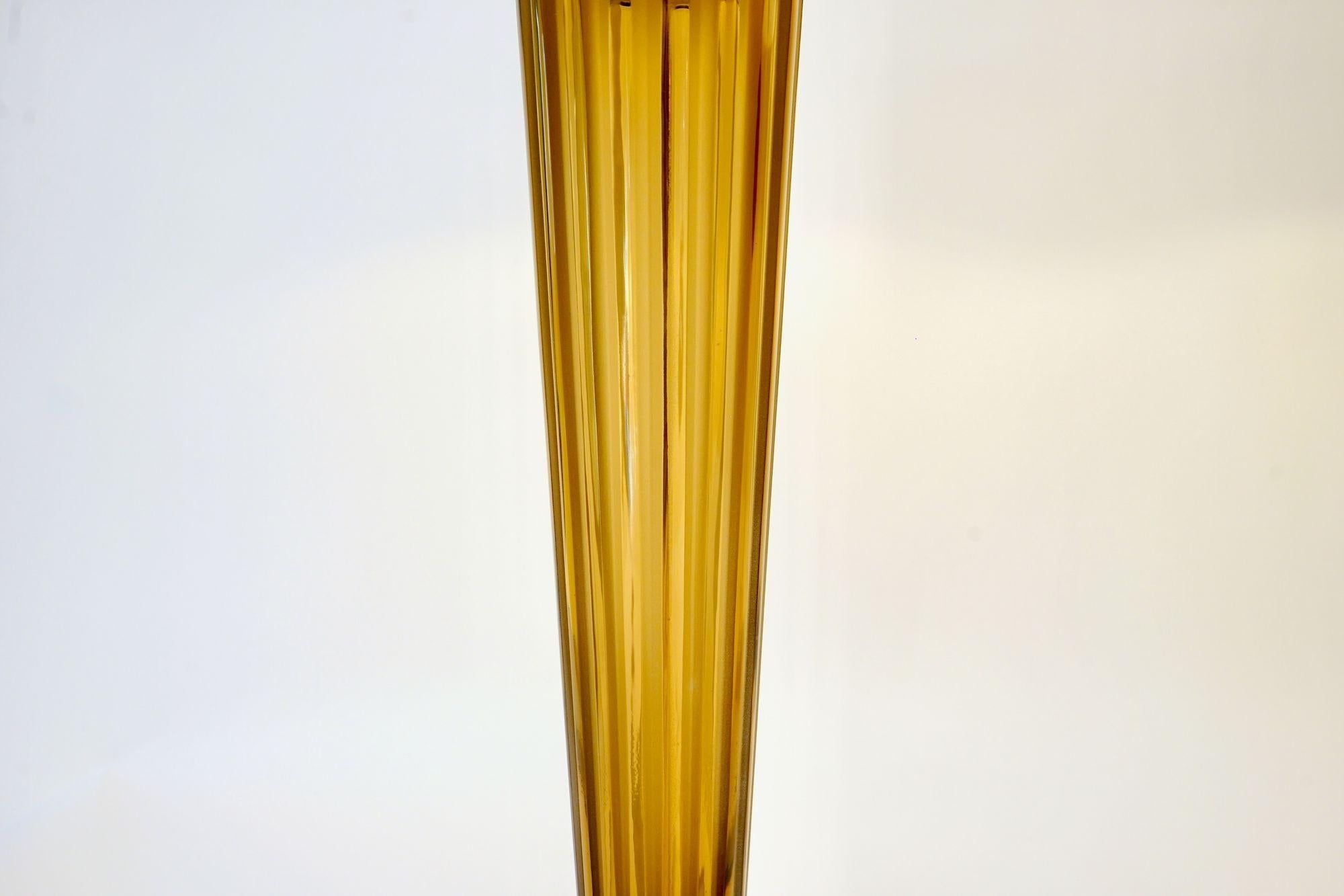 Pair of Murano Table Lamps. A. Dona signed. Piattelli curated Maestro collection For Sale 5