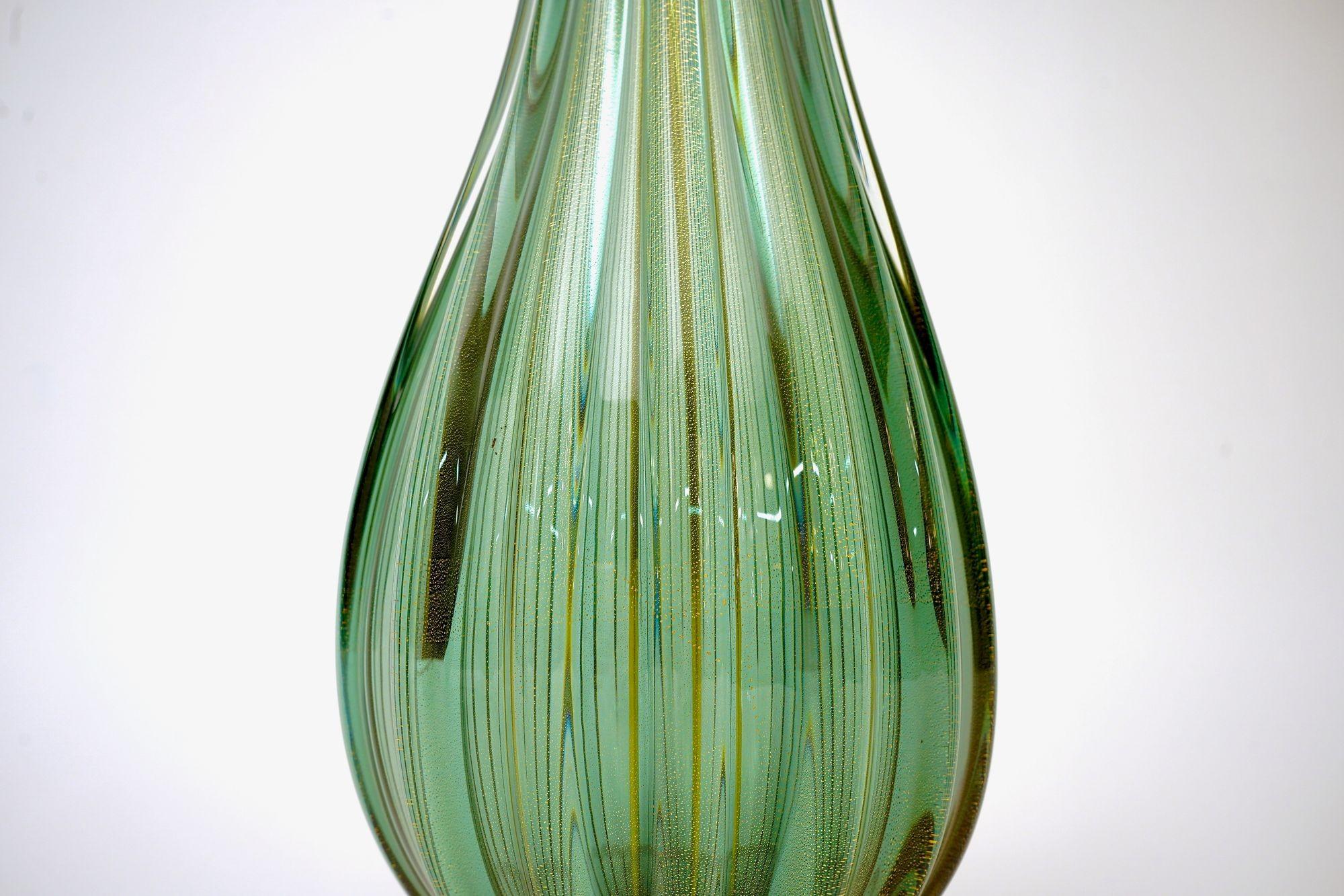 Pair of Murano Table Lamps. A. Dona signed. Piattelli curated Maestro collection en venta 5