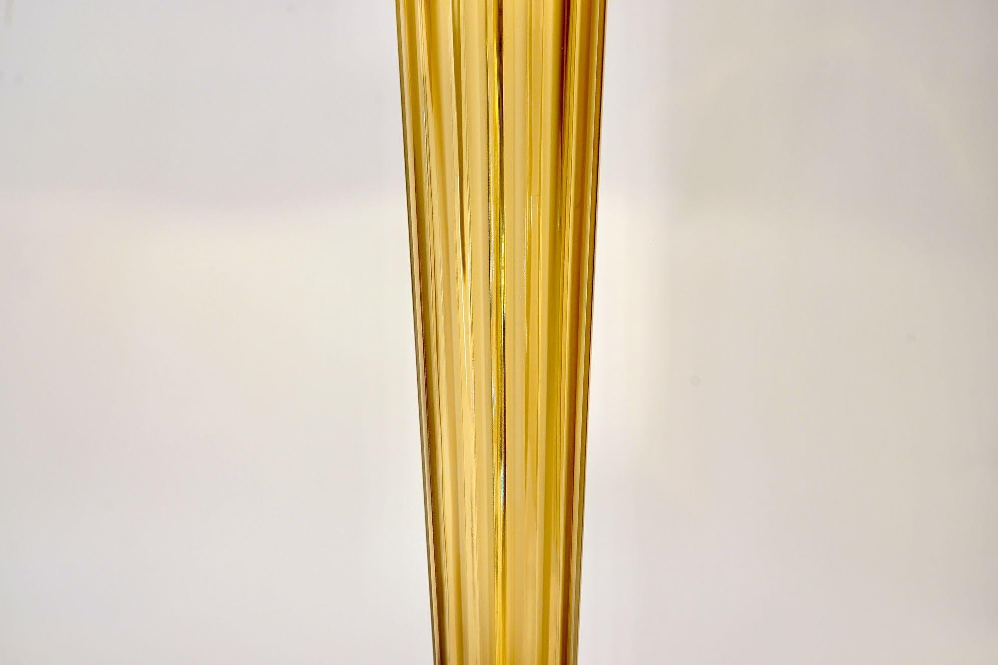 Pair of Murano Table Lamps. A. Dona signed. Piattelli curated Maestro collection For Sale 8