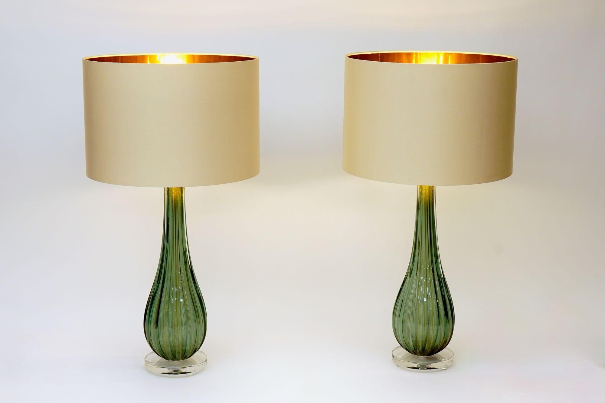 Pair of Murano Table Lamps. A. Dona signed. Piattelli curated Maestro collection en venta 10