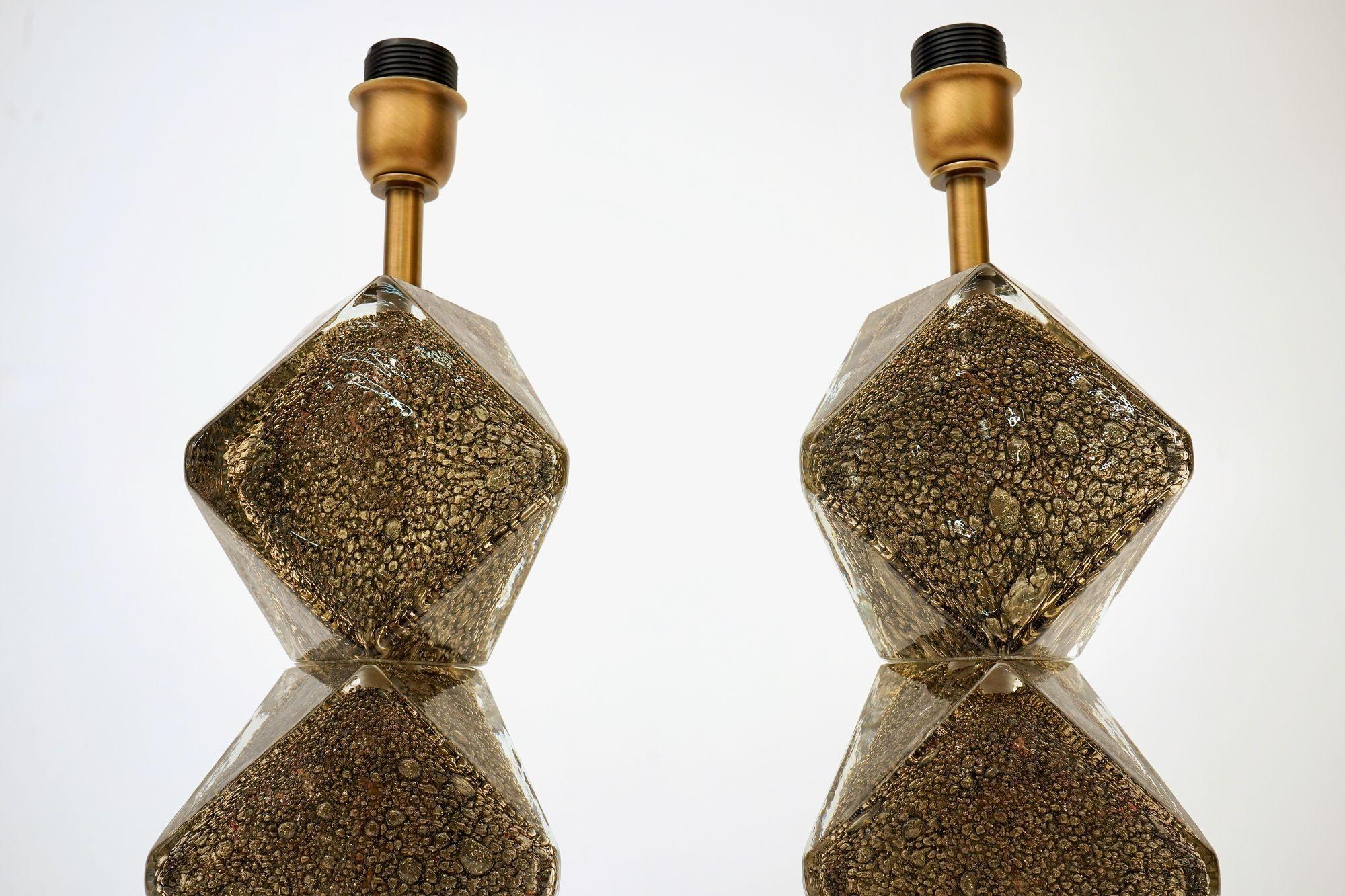 Pair of Murano Table Lamps. A. Dona signed. Piattelli curated Maestro collection in vendita 10