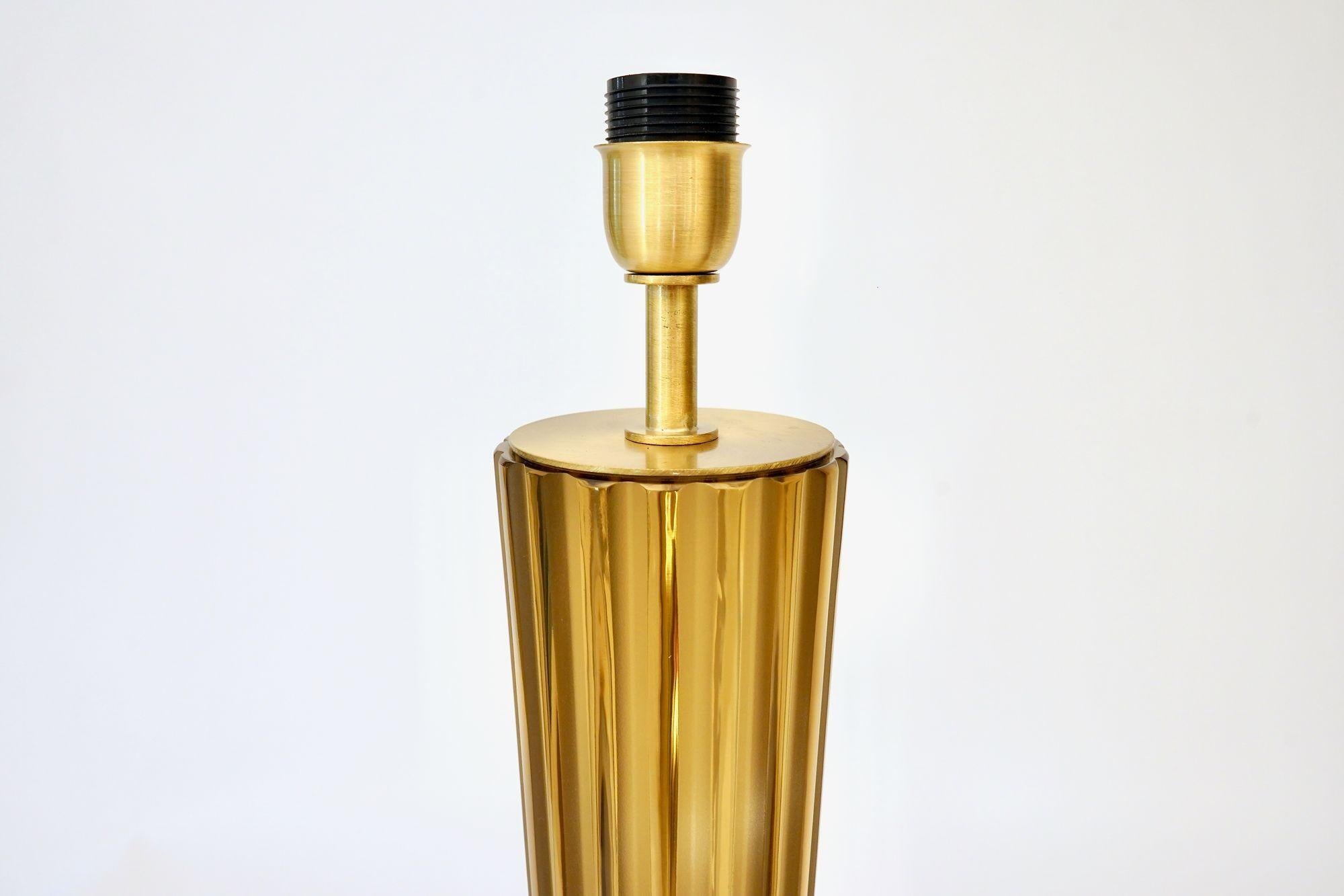 Pair of Murano Table Lamps. A. Dona signed. Piattelli curated Maestro collection For Sale 11