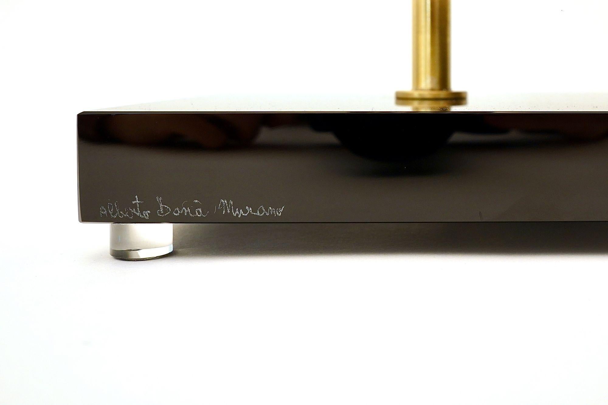 Pair of Murano Table Lamps. A. Dona signed. Piattelli curated Maestro collection For Sale 12