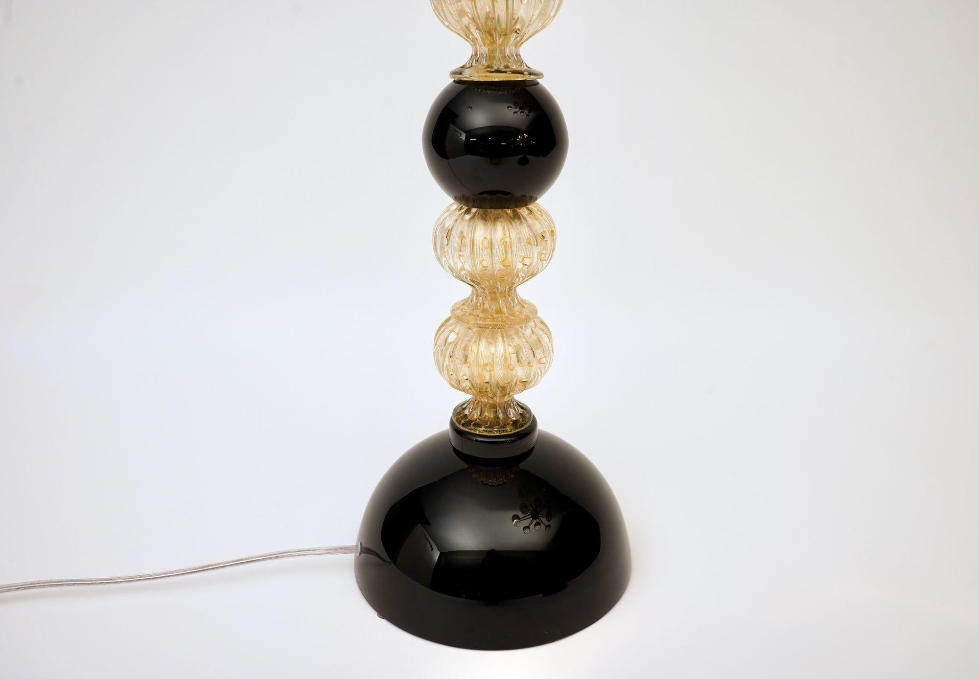 Pair of Murano Table Lamps. A. Dona signed. Piattelli curated Maestro collection For Sale 12