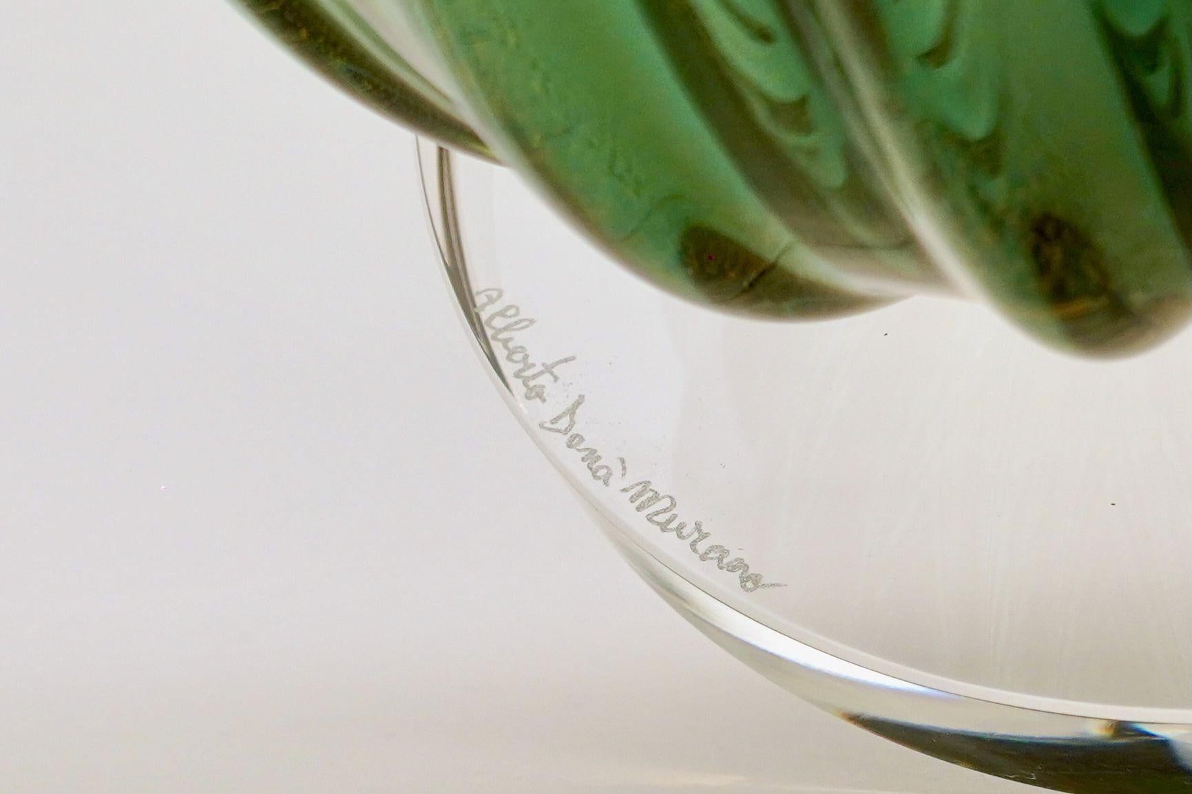 Pair of Murano Table Lamps. A. Dona signed. Piattelli curated Maestro collection en venta 12