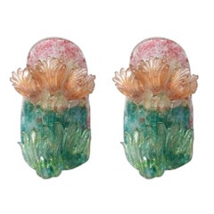 Pair of Murano Tulips Sconces
