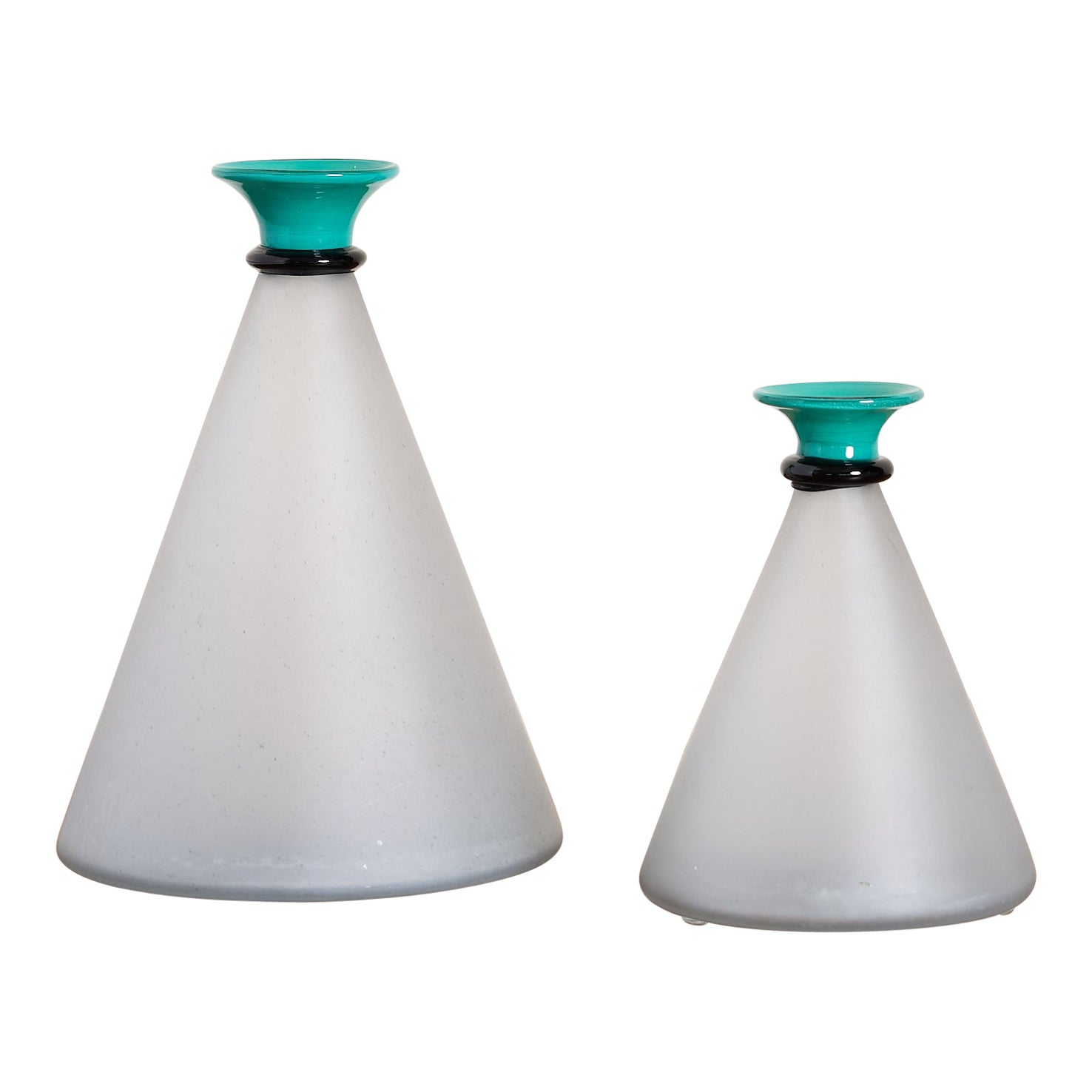 Pair of Murano Vessels by Maestri Muranesi For Sale