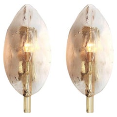 Paire de Murano Wall Lights par Kalmar, Autriche, années 1970