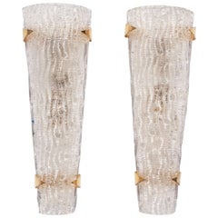 Pair of Murano Wall Lights or Sconces