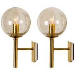 Pair of Murano Wall Lights the Style of Hans-Agne Jacobsson, Schweden, 1960