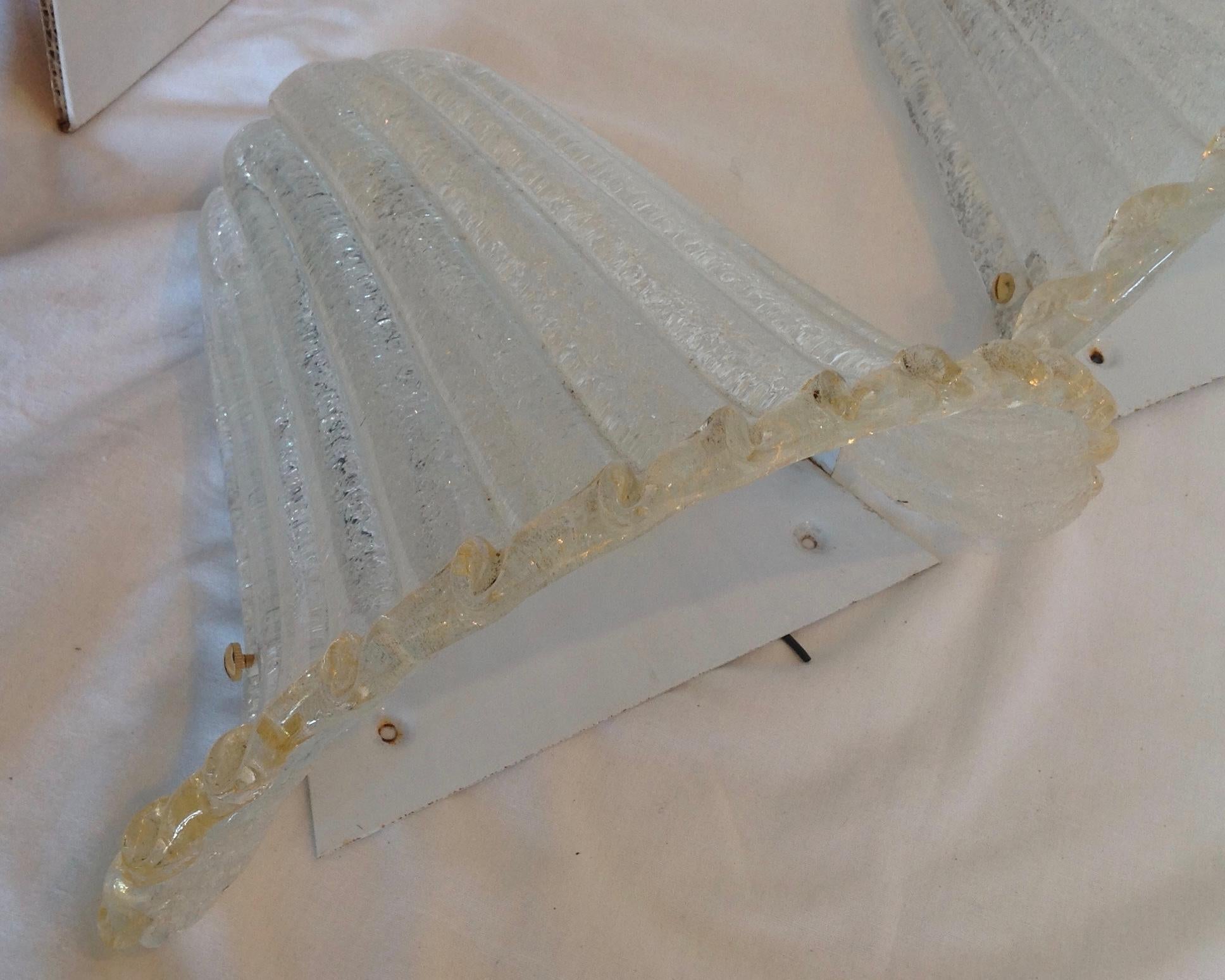 Pair of Murano Wall Sconces 3