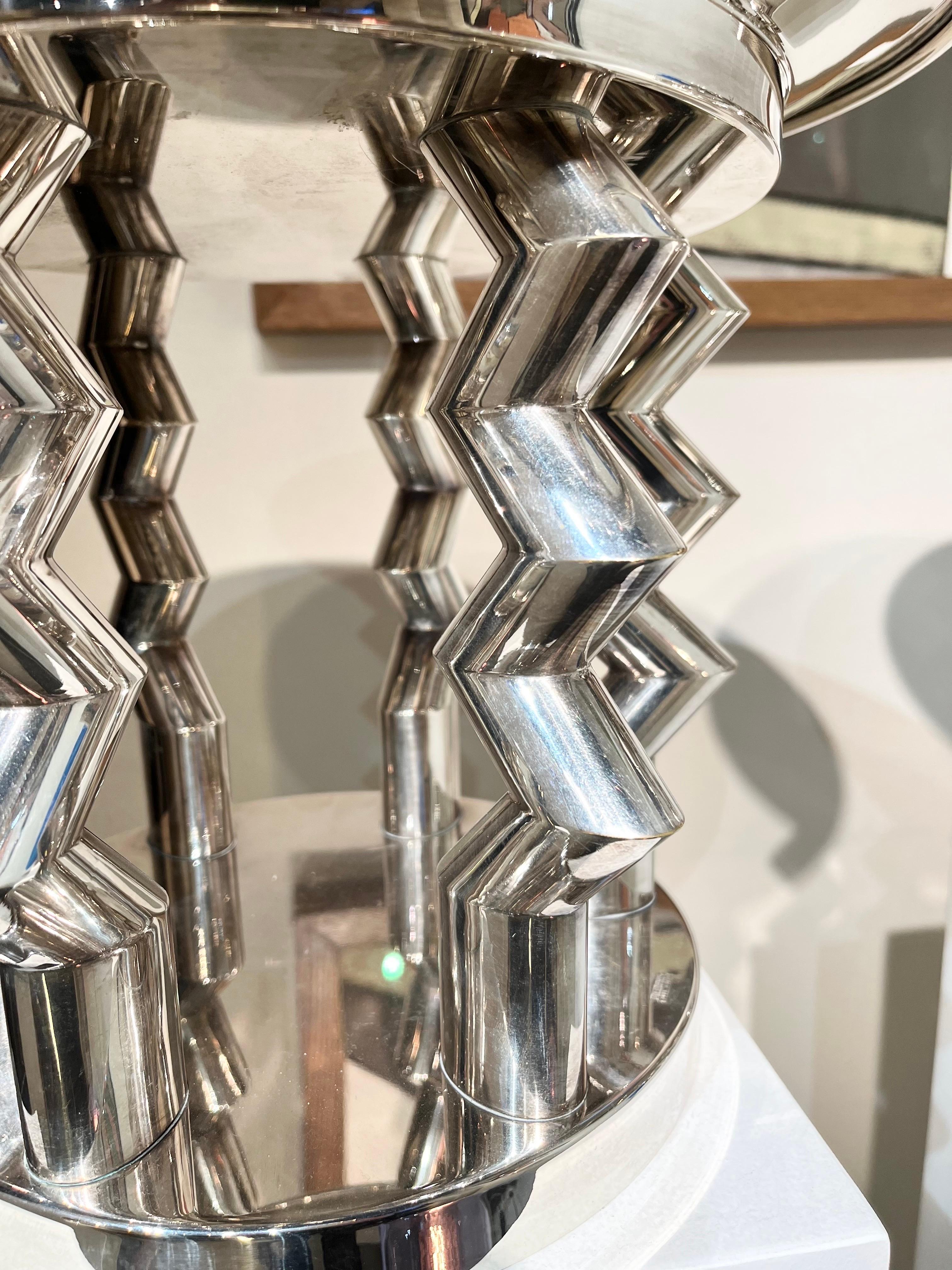 Placcato Coppia di centrotavola Murmansk di Ettore Sottsass in vendita