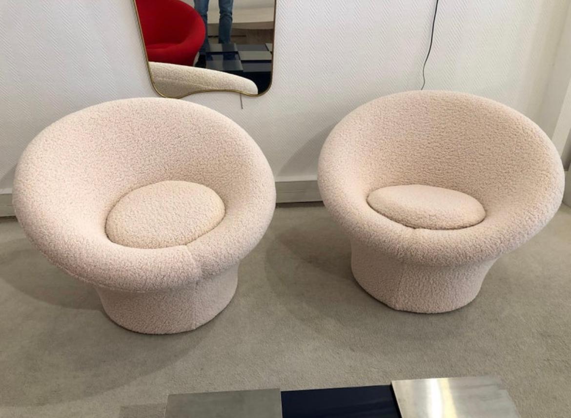 Pair of Mushroom Armchairs by Pierre Paulin, 1960s 3