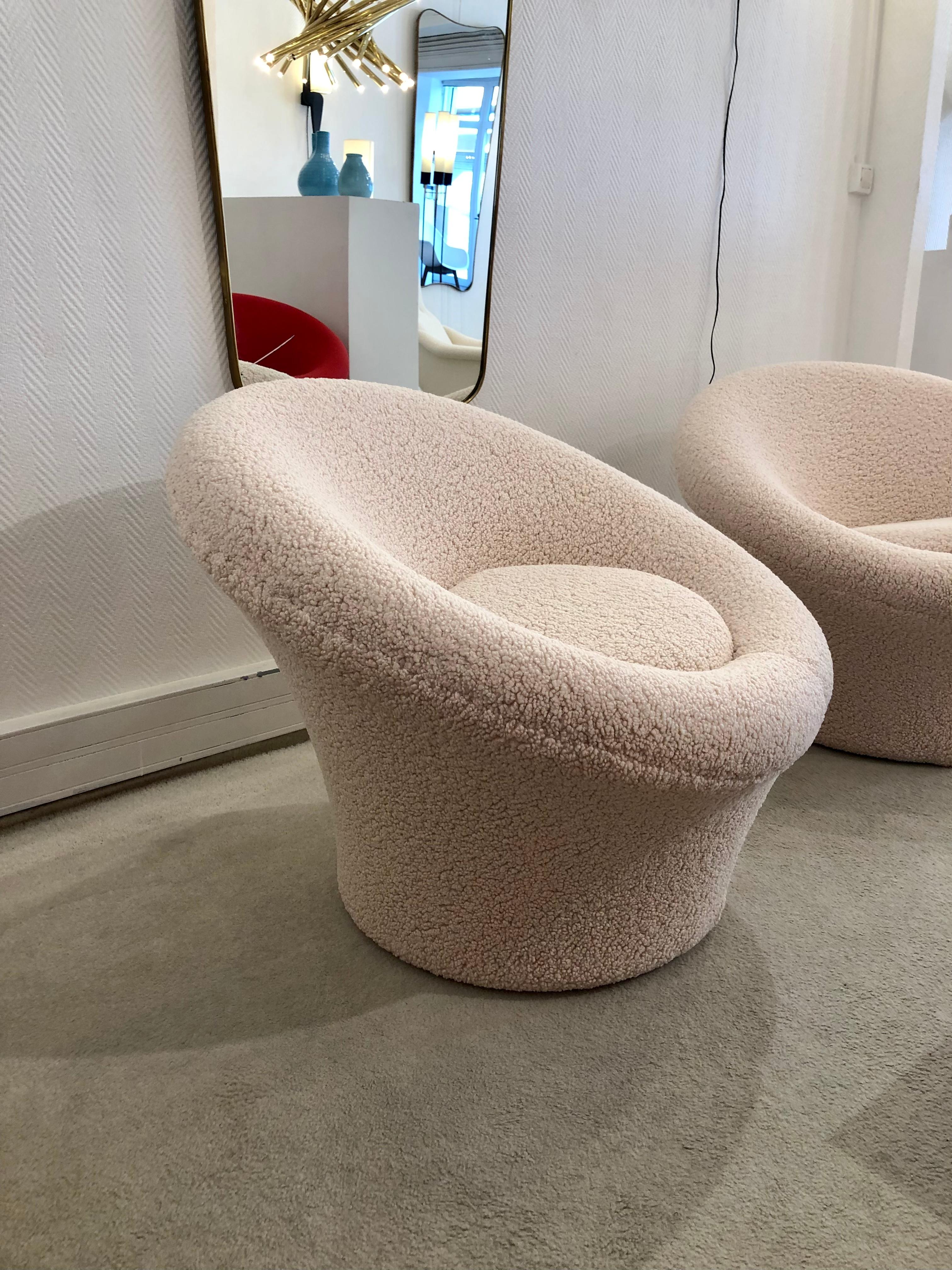 Pareja de sillones seta de Pierre Paulin, años 60 en venta 13