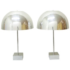 Pair of Mushroom Lamps by Paul Mayen, 1960s