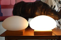 Pair of Mushroom Table Lamps in the style of Laurel Lamps