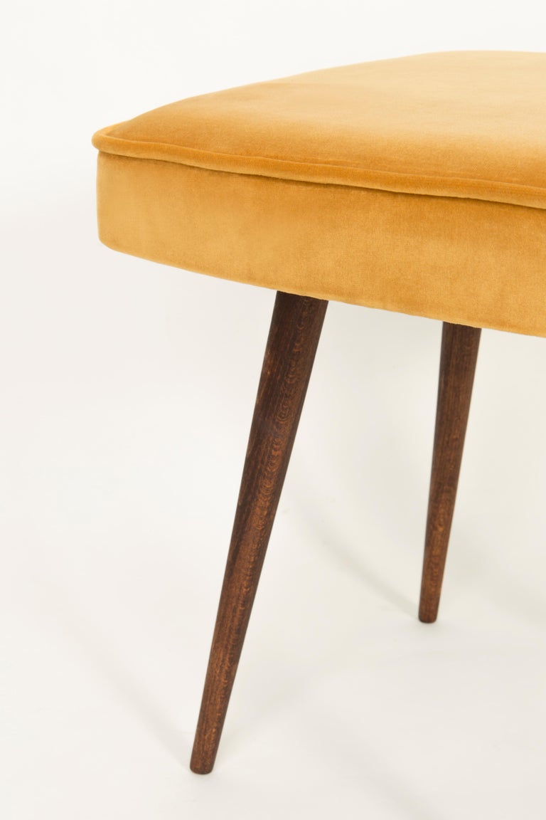 Pair of Mustard Yellow Stools, 1960s For Sale at 1stDibs