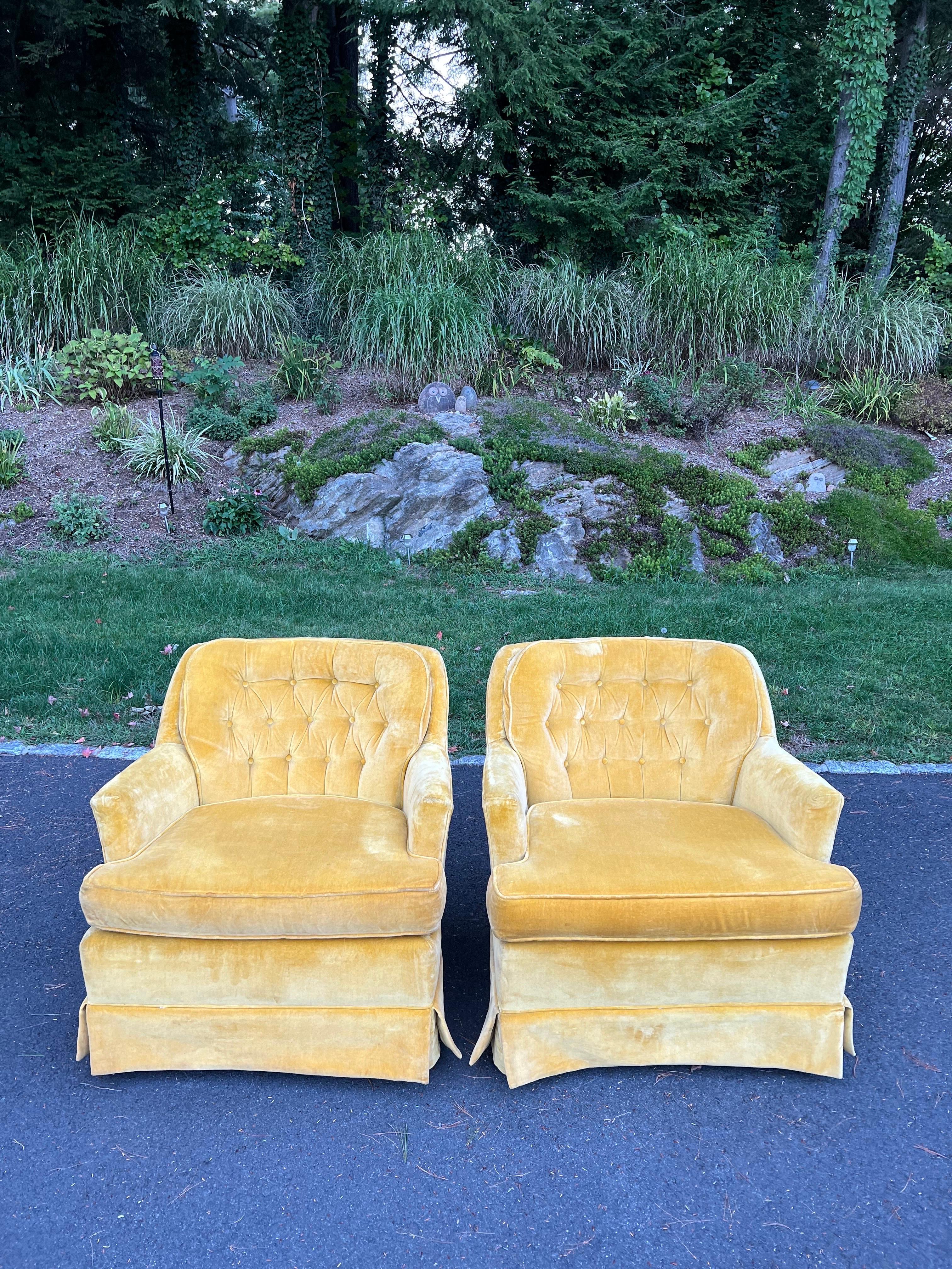 mustard yellow chair