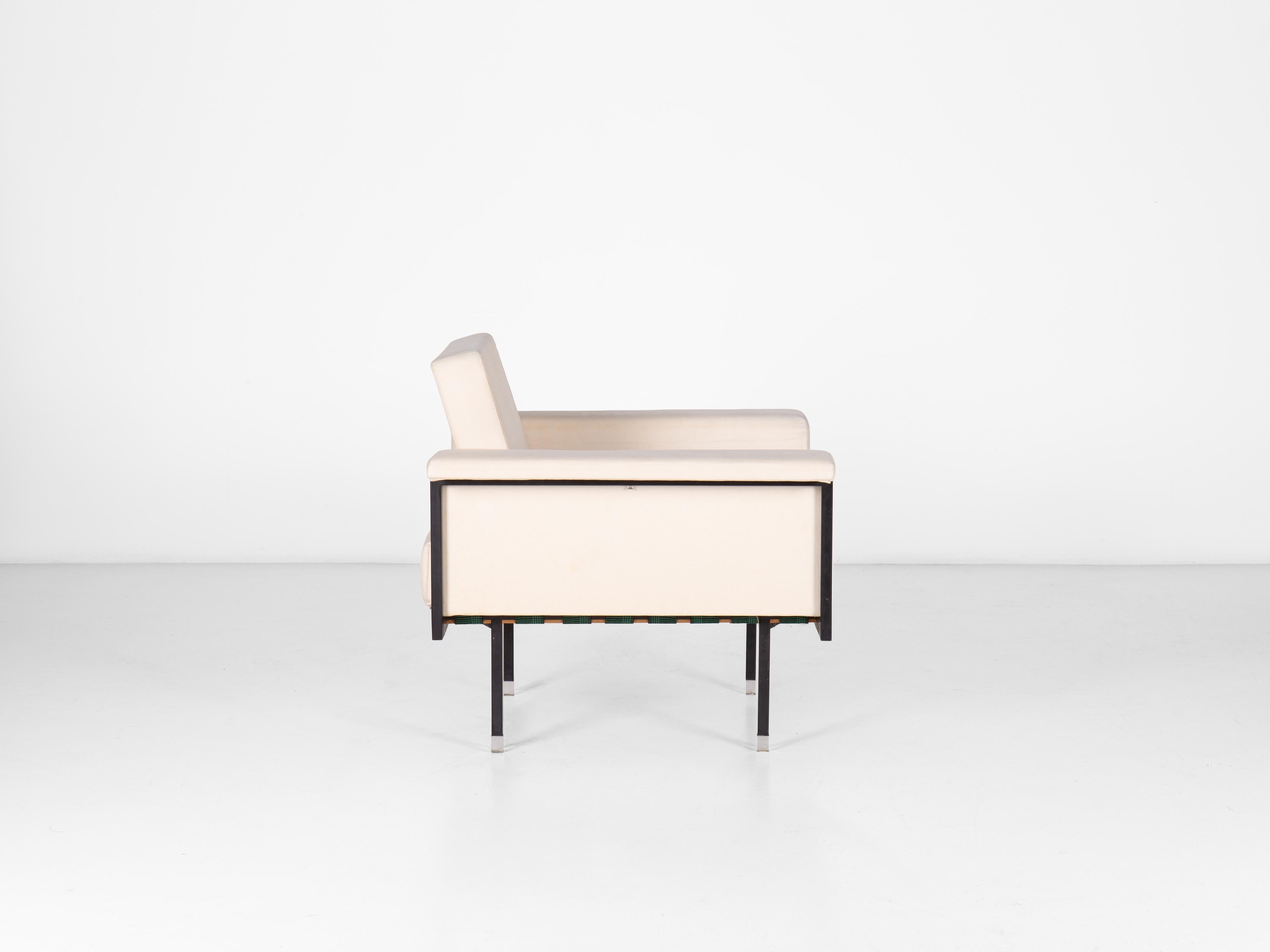 Métal Paire de fauteuils Naeko par Kazuhide Takahama, Gavina spa 1957 en vente