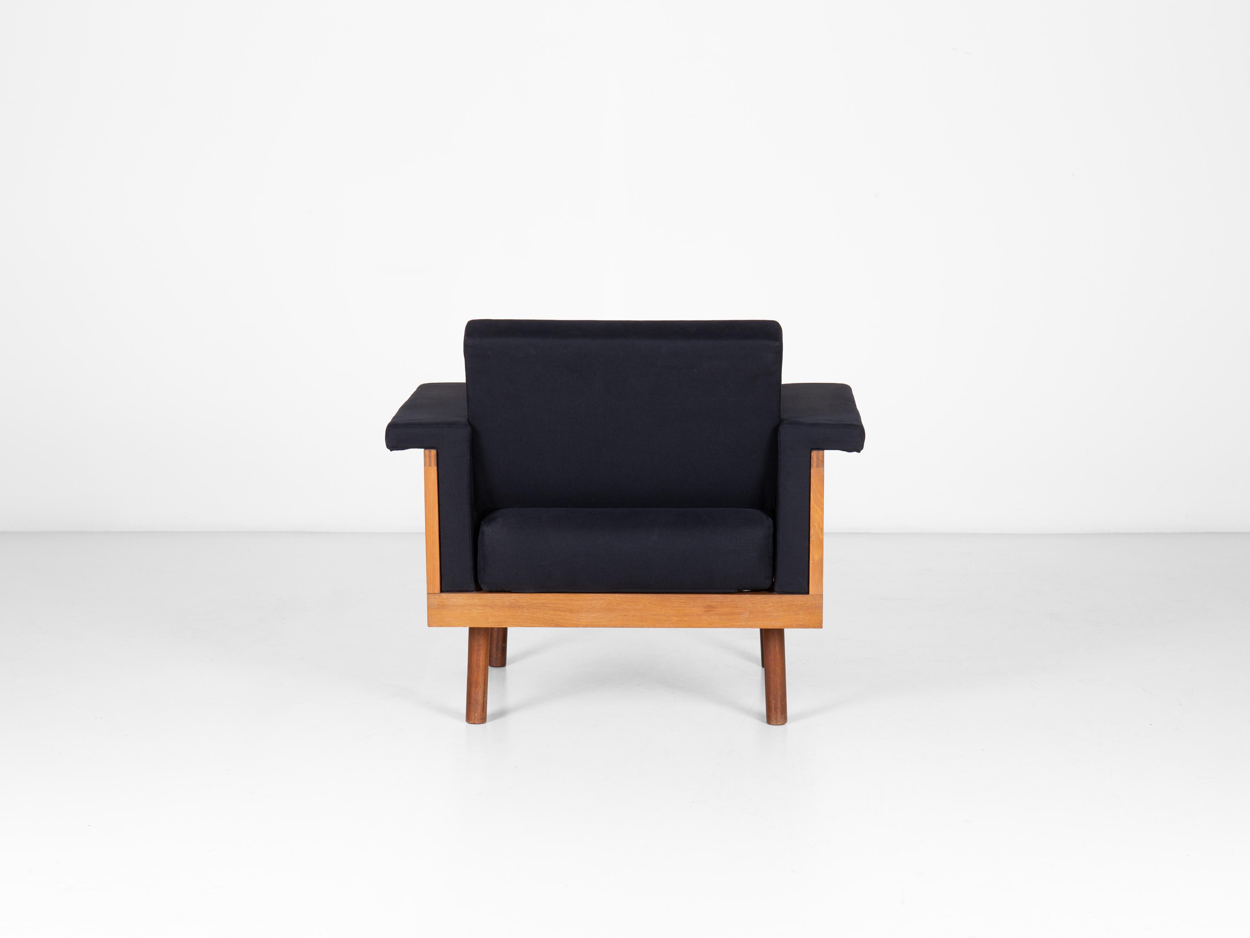 Pair of Naeko Armchairs by Kazuhide Takahama, Gavina spa 1958 in vendita 3